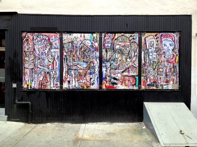 Kosbe “Borrowed Time” at Woodward Gallery Project Space featured in Vandalog & Brooklyn Street Art