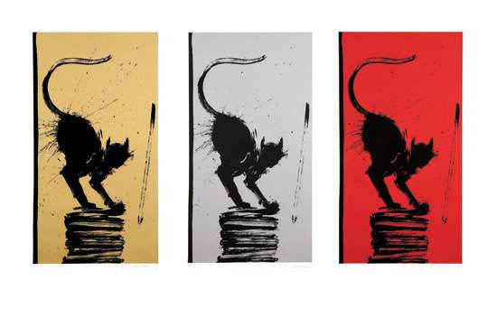 Richard Hambleton - Cat Stack portfolio