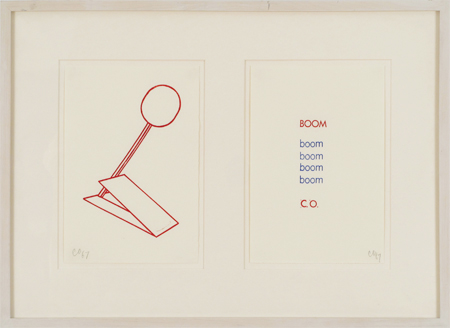 Claes Oldenberg - Boom (From Stamped Indelibly) - 1967