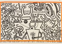 Keith Haring - Keith Haring at Robert Frasier Gallery - 1983