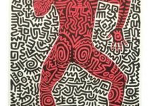 Keith Haring Into 84. Tony Shafrazi Gallery - 1984