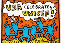Keith Haring - USA Celebrates Unicef! - 1988