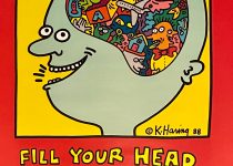 Keith Haring - Fill Your Head with Fun! Start Reading! - 1988