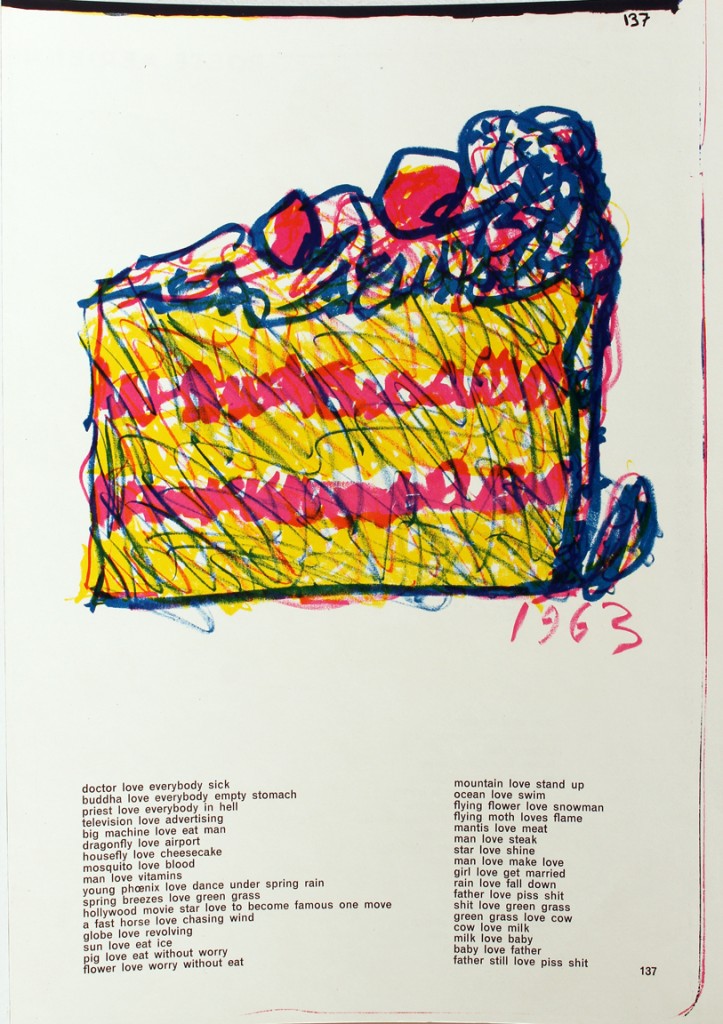 Claes Oldenberg - Cake - 1964