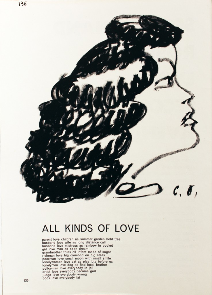Claes Oldenberg - All Kinds of Love - 1964