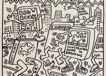 Keith Haring - New York is Book Country - 1985