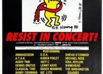Keith Haring - Resist! Resist in Concert at the Palladium - 1988