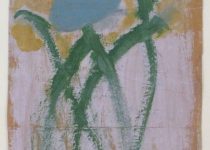 Sybil Gibson - 3 Blue Flowers - 1992
