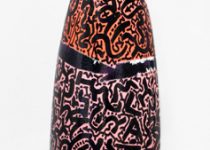LA2 - Untitled (Large Multi Colored Tear Drop Vase) - 2009