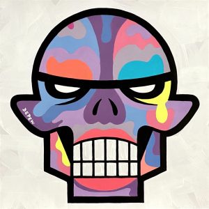 Matt Siren - Skull Collab with Tony DePew - 2021