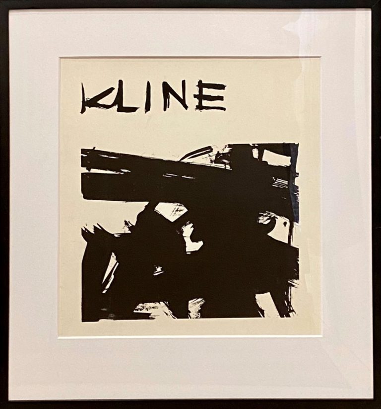 Franz Kline - Franz Kline Exhibition Announcement at Sidney Janis Gallery - 1958