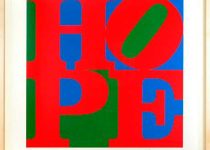 Robert Indiana - Classic HOPE (Red, Blue, Green) - 2010