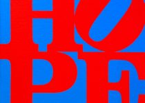 Robert Indiana - HOPE (red, blue) - 2015