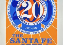 Robert Indiana - The Santa Fe Opera, 20th (Twentieth) Season 1957-1976 - 1976