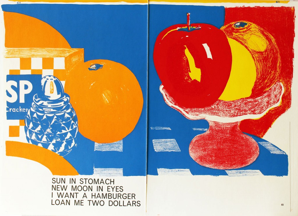 Tom Wesselmann - Sun in Stomach (One Cent Life), double sided with Karel Appel on verso - 1964