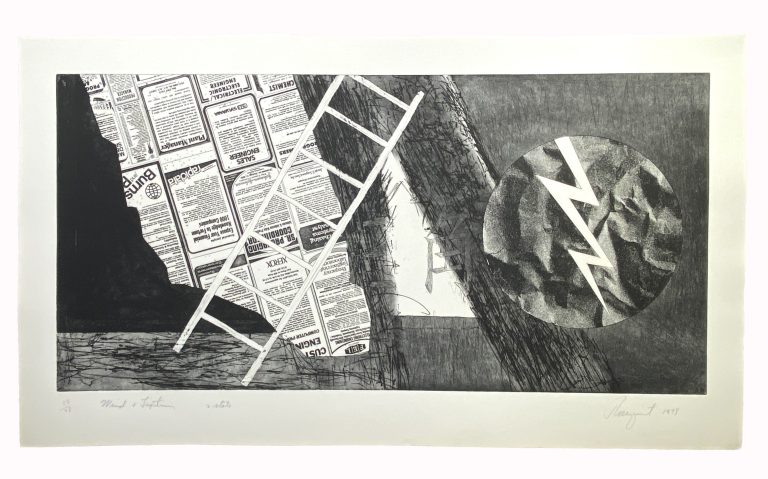 James Rosenquist - Wind and Lightning 2nd State (1978)