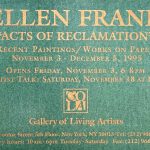 Ellen Frank: "Acts of Reclamation" - Exhibition hosted by Woodward Gallery (Formerly GOLA)